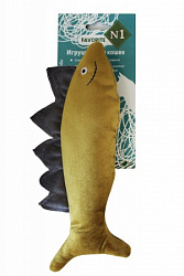 Игрушка для кошек №1 Favorite Рыбка "SPINO" мягкая, с натуральным порошком мататаби, 27см